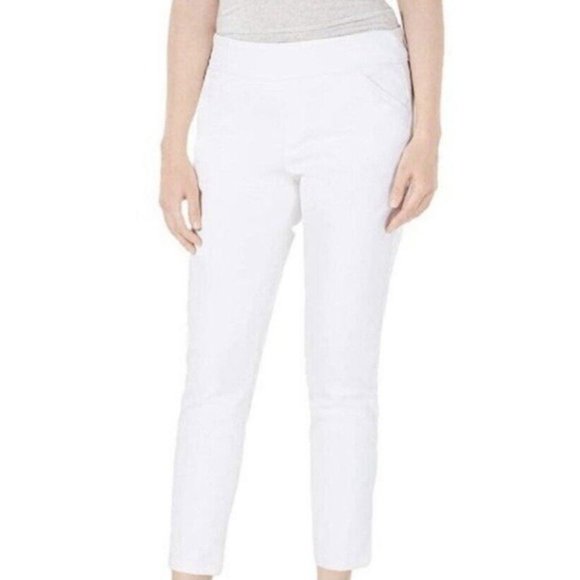Style&co. Pants - NWT style & co ankle pant women x small mid rise waist stretch white